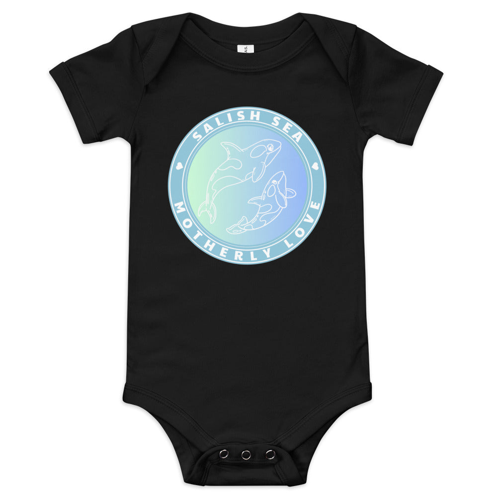 Baby - "Motherly Love" - short sleeve one piece