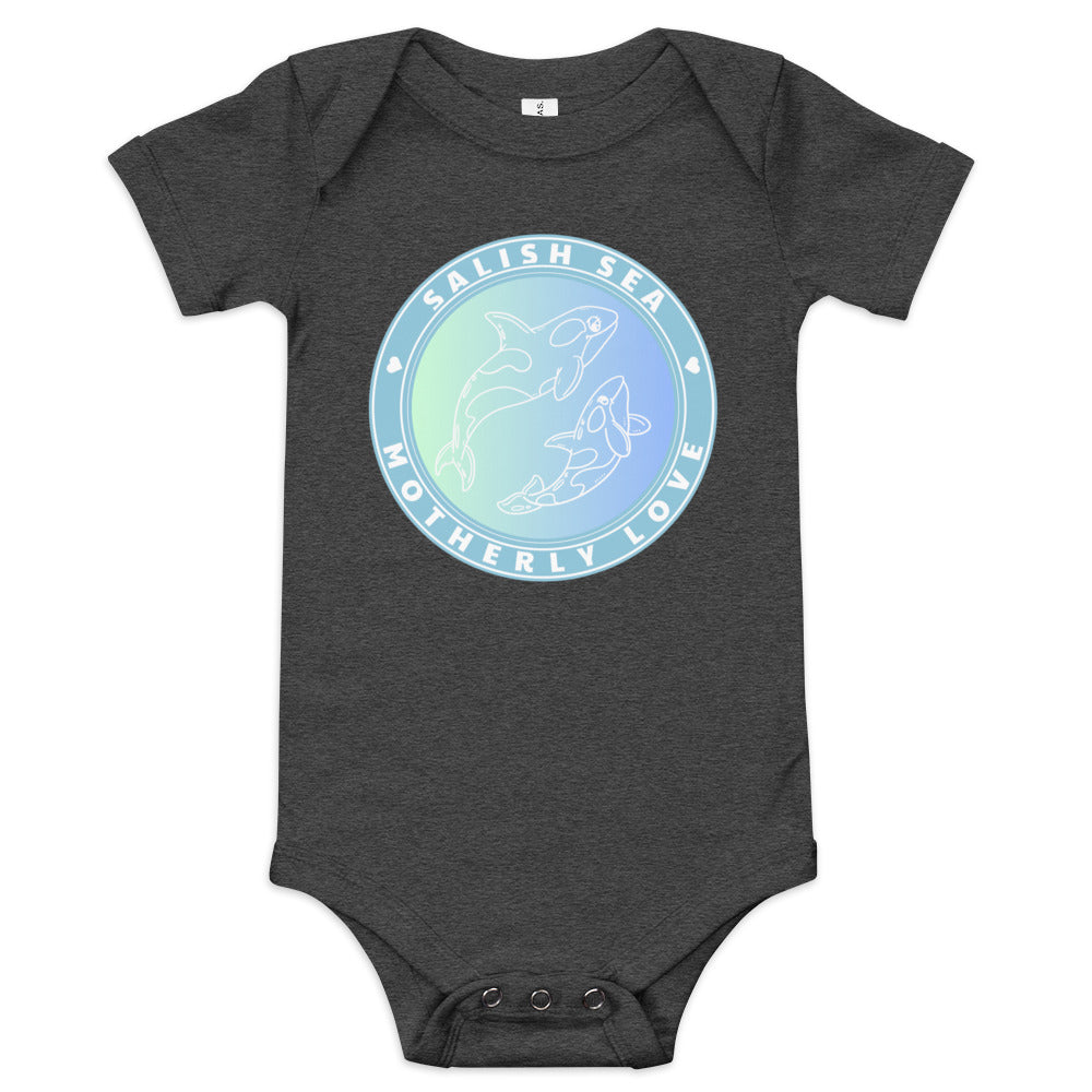 Baby - "Motherly Love" - short sleeve one piece