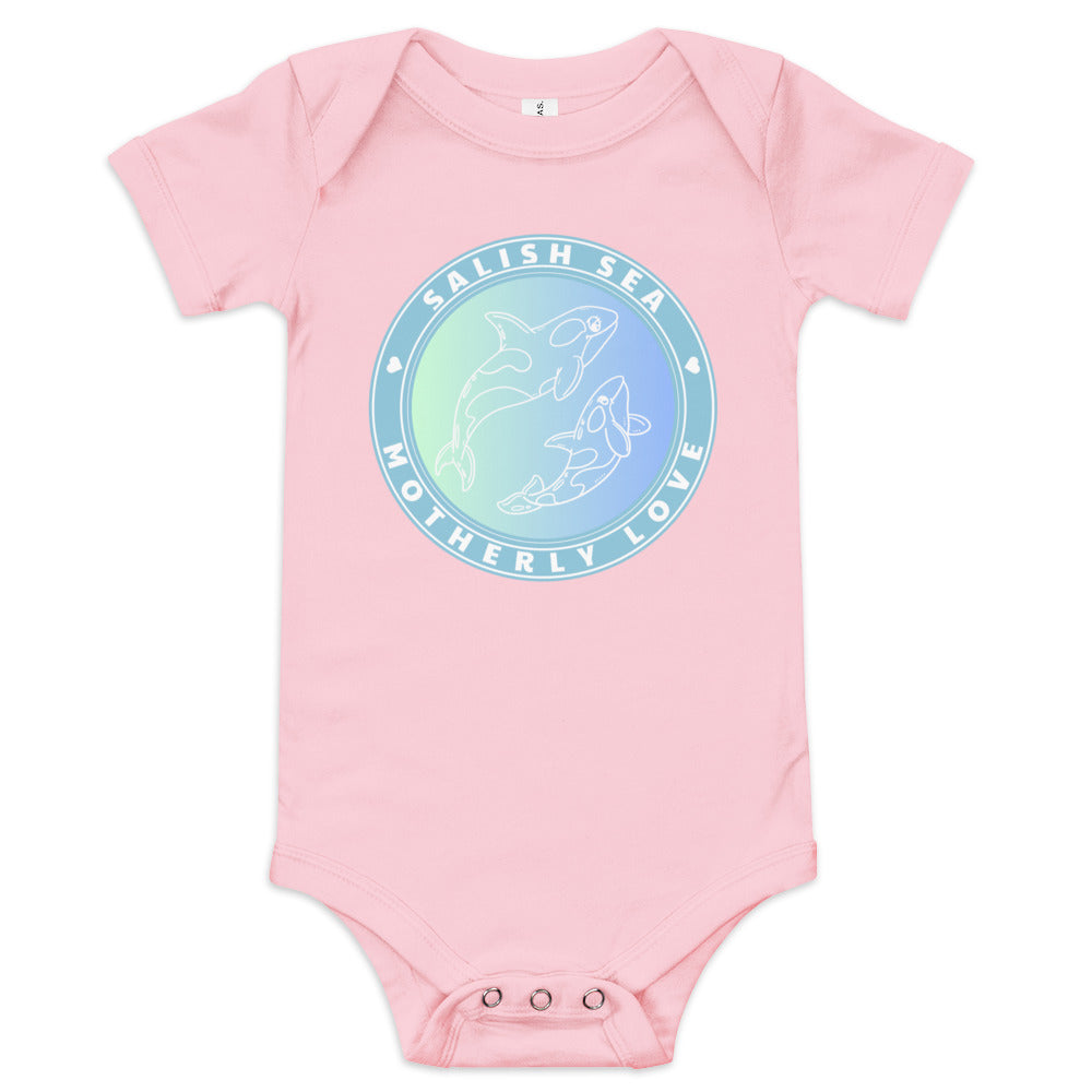 Baby - "Motherly Love" - short sleeve one piece