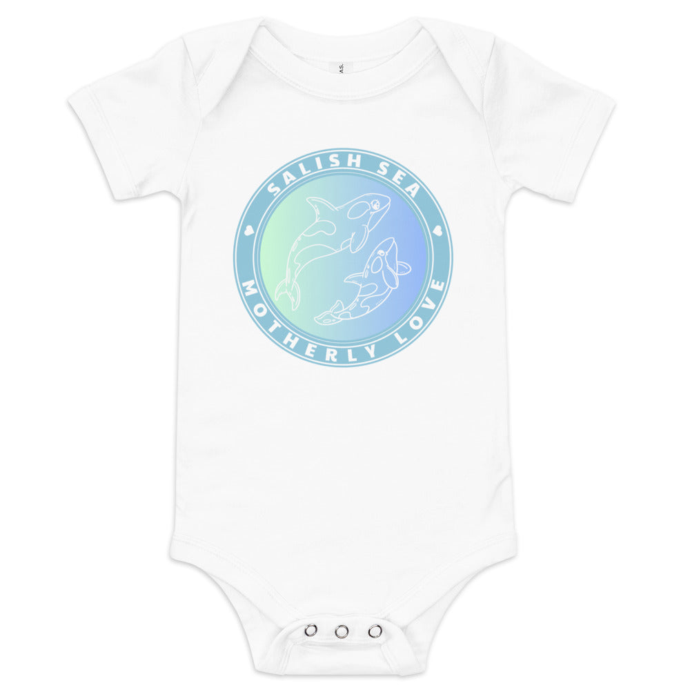 Baby - "Motherly Love" - short sleeve one piece