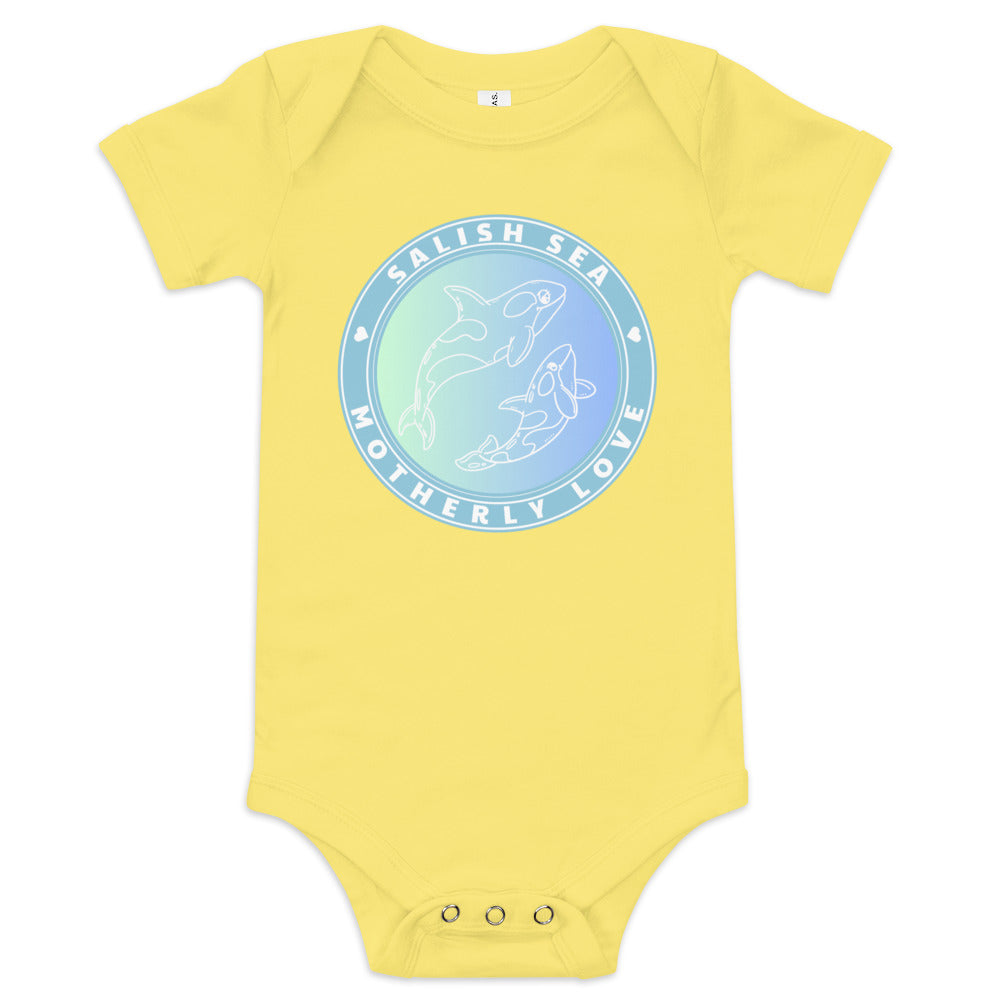 Baby - "Motherly Love" - short sleeve one piece