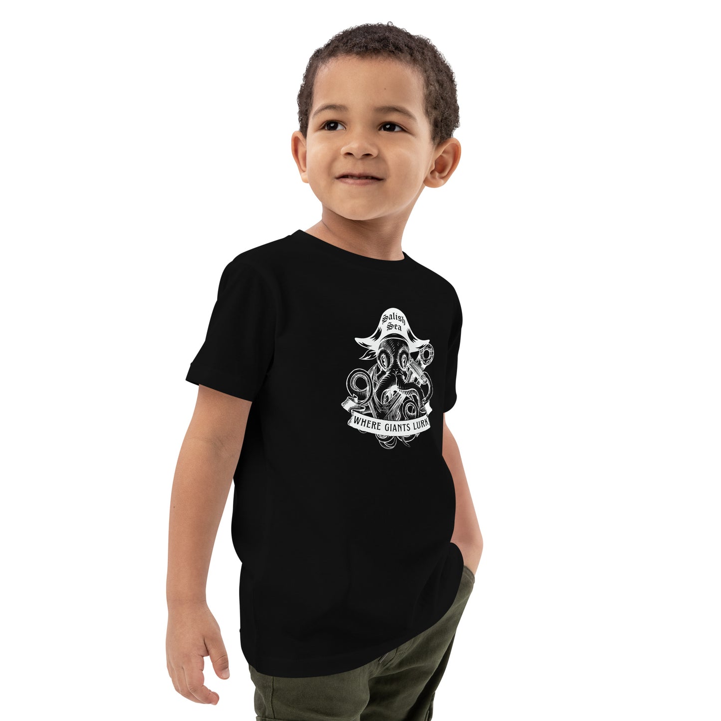 Kids - "Octo Pirate" - Organic cotton kids t-shirt