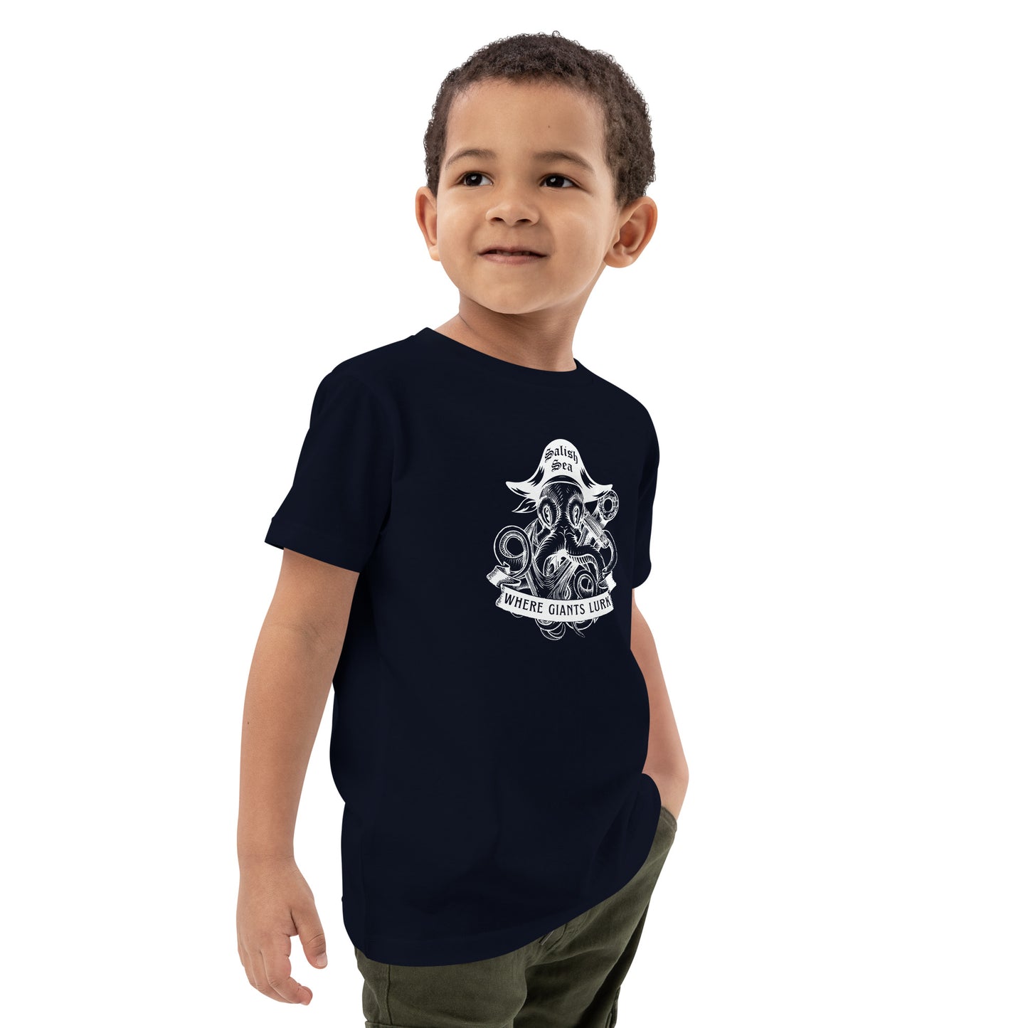Kids - "Octo Pirate" - Organic cotton kids t-shirt