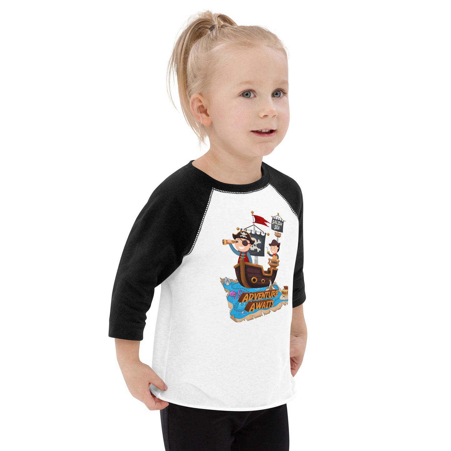 Toddler - "Adventure Awaits" - Baseball Shirt