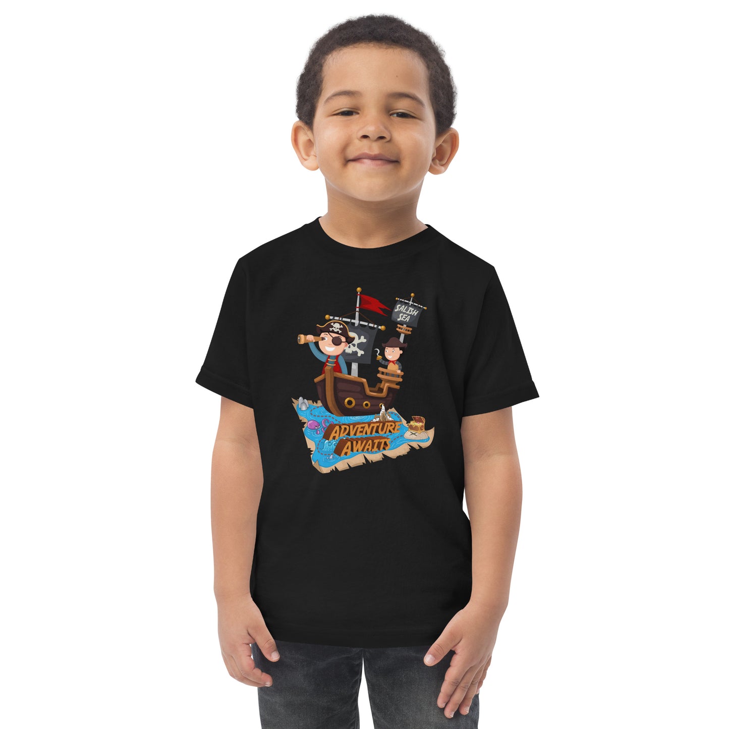 Toddler - "Adventure Awaits" - Jersey T-Shirt