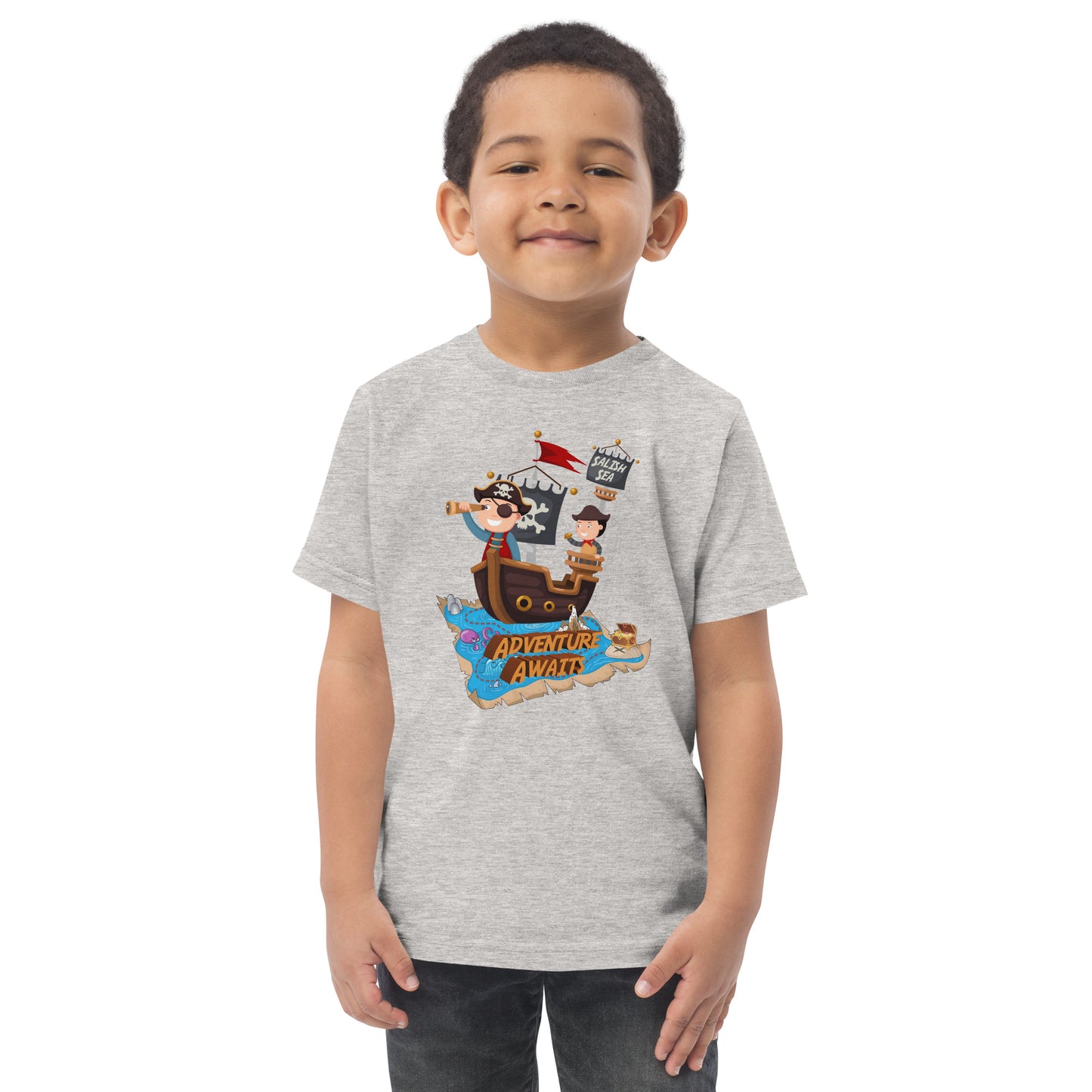 Toddler - "Adventure Awaits" - Jersey T-Shirt