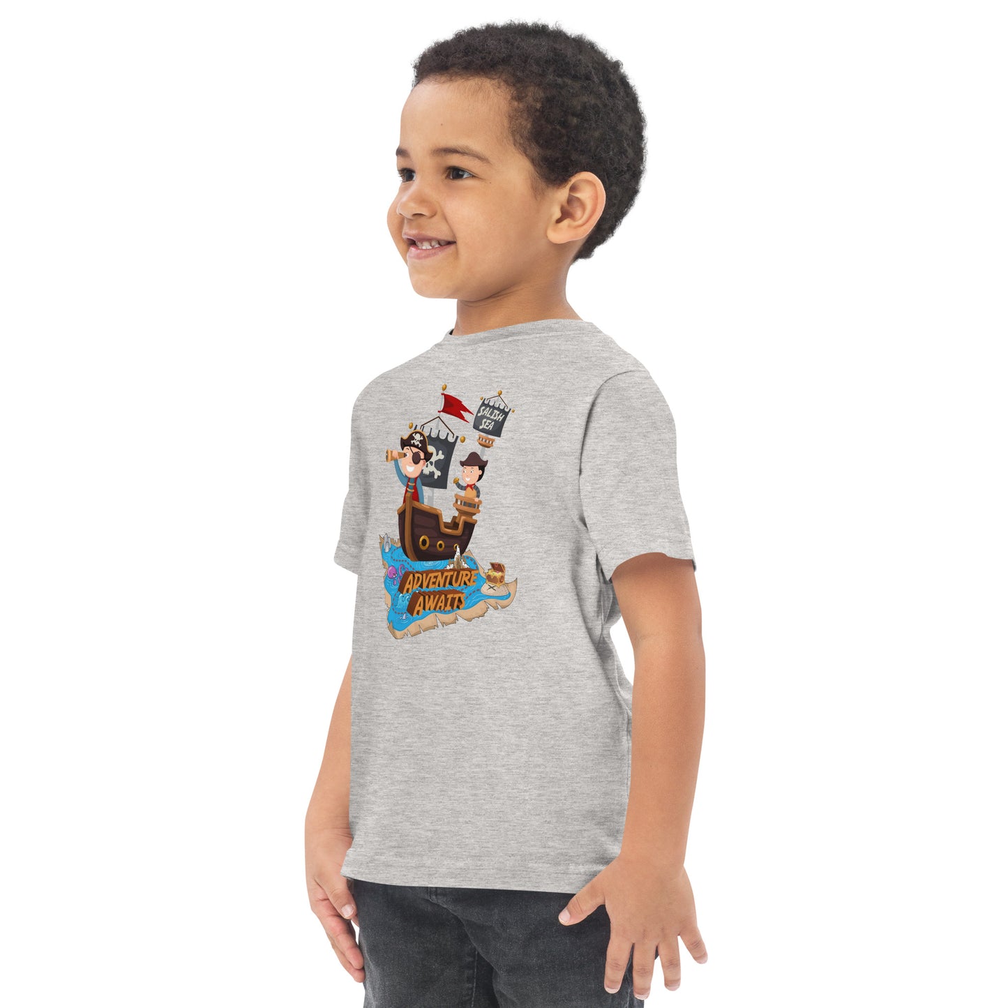 Toddler - "Adventure Awaits" - Jersey T-Shirt