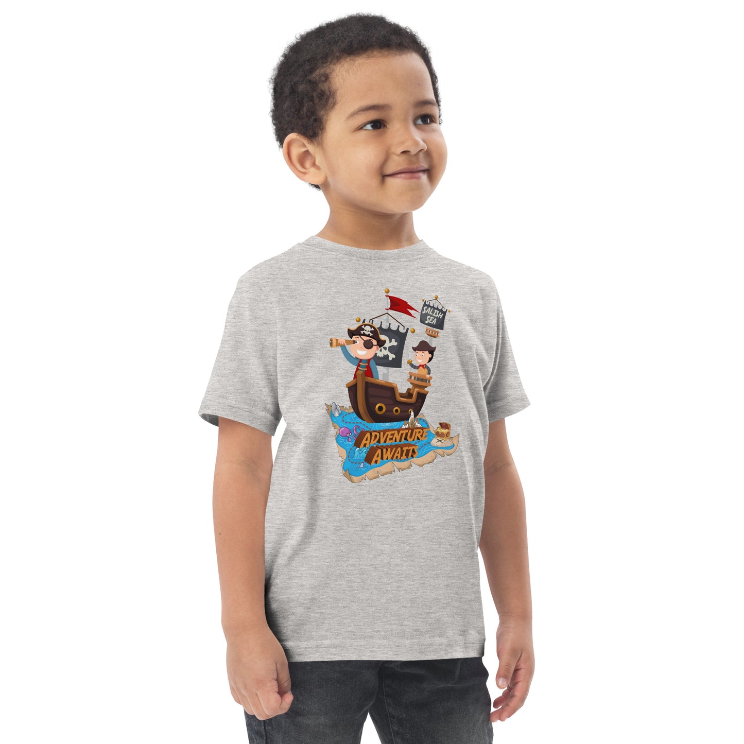 Toddler - "Adventure Awaits" - Jersey T-Shirt