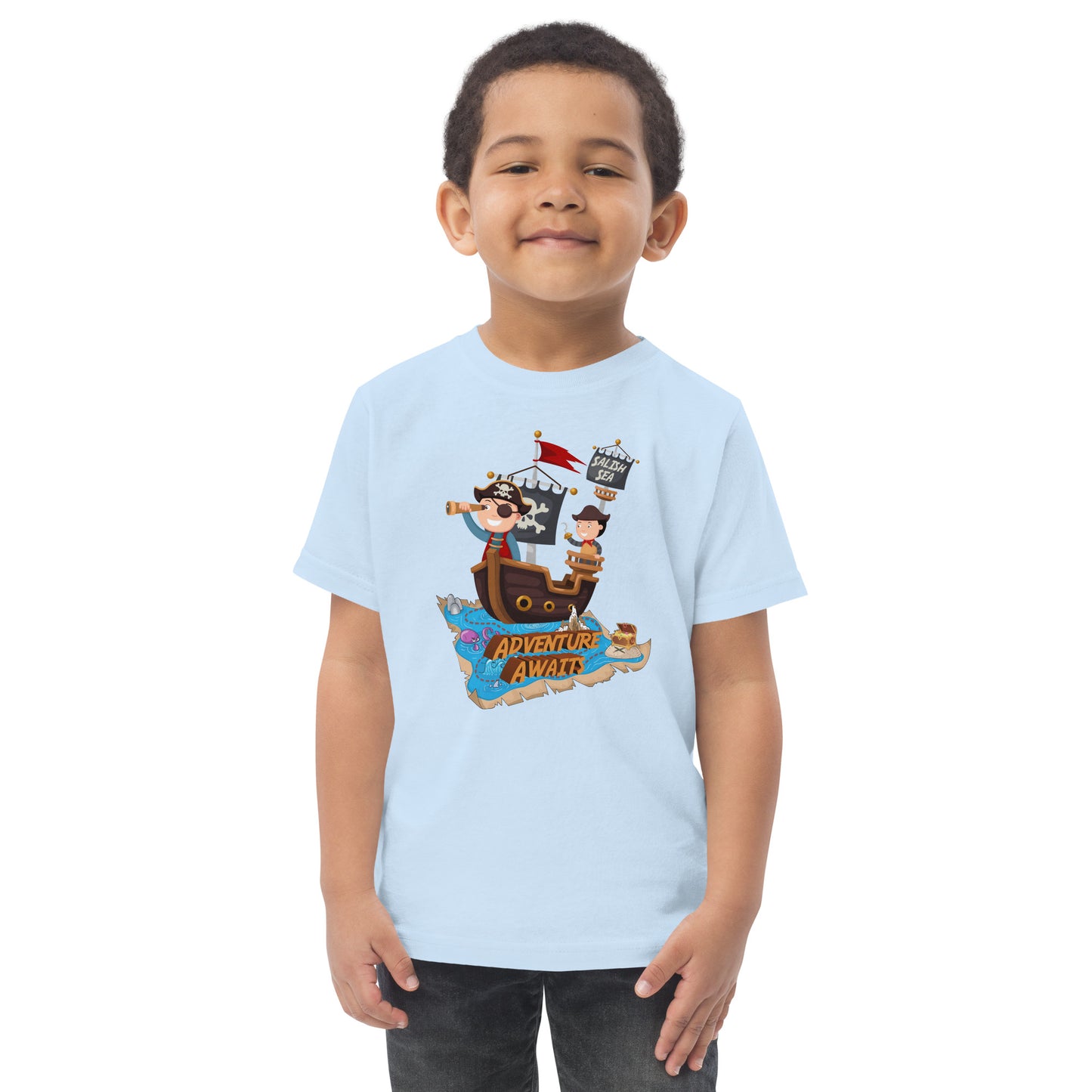 Toddler - "Adventure Awaits" - Jersey T-Shirt