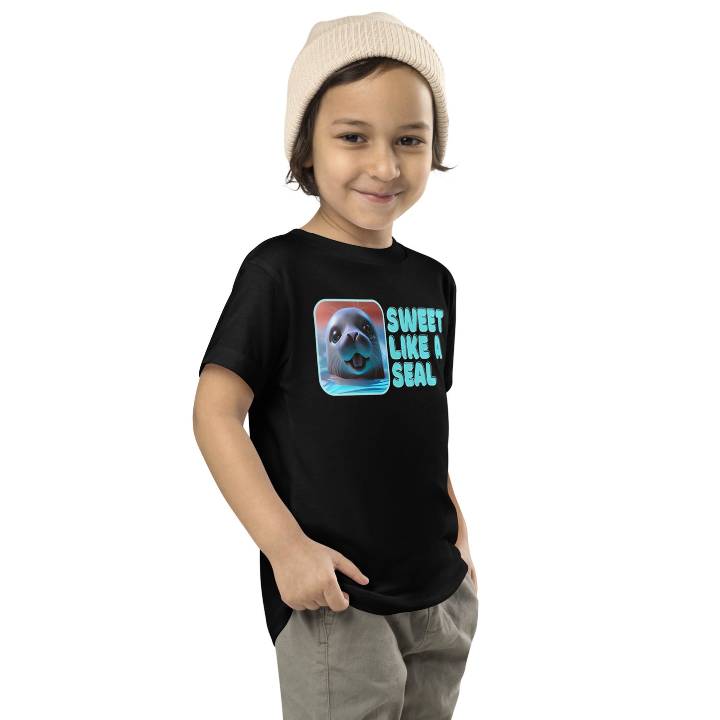 Toddler - "Sweet Seal" - Short Sleeve Tee