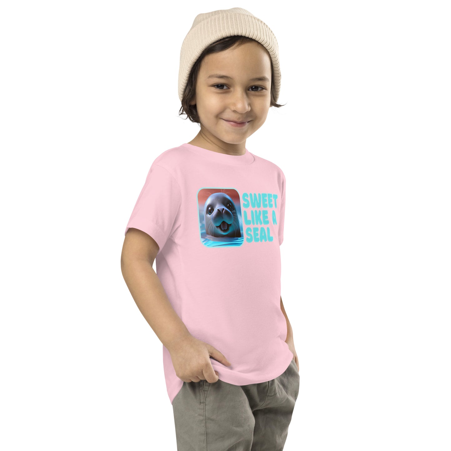 Toddler - "Sweet Seal" - Short Sleeve Tee