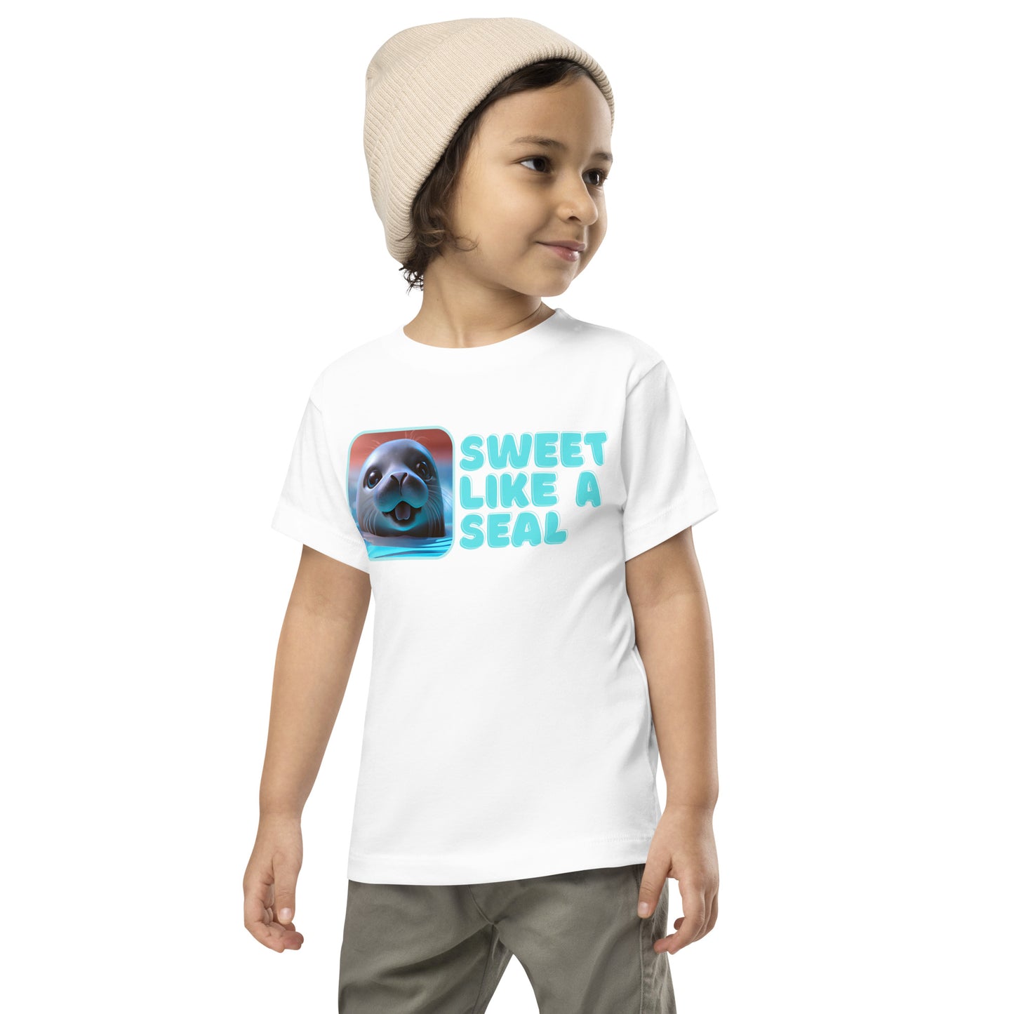 Toddler - "Sweet Seal" - Short Sleeve Tee