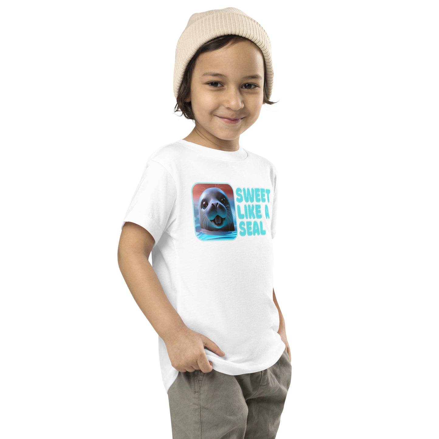 Toddler - "Sweet Seal" - Short Sleeve Tee