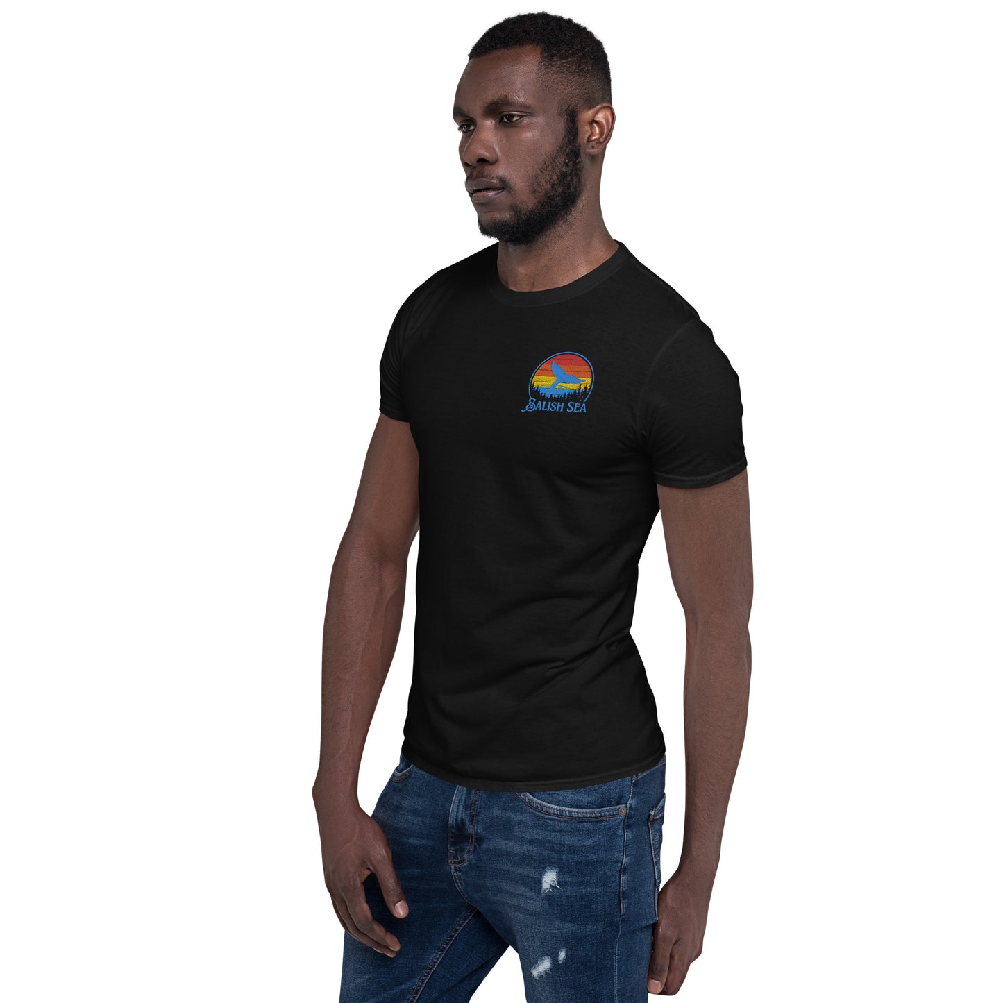 Adult - "Tale and Trees" - Embroidered Short-Sleeve Unisex T-Shirt