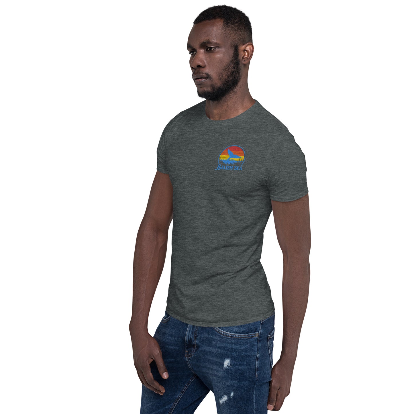 Adult - "Tale and Trees" - Embroidered Short-Sleeve Unisex T-Shirt