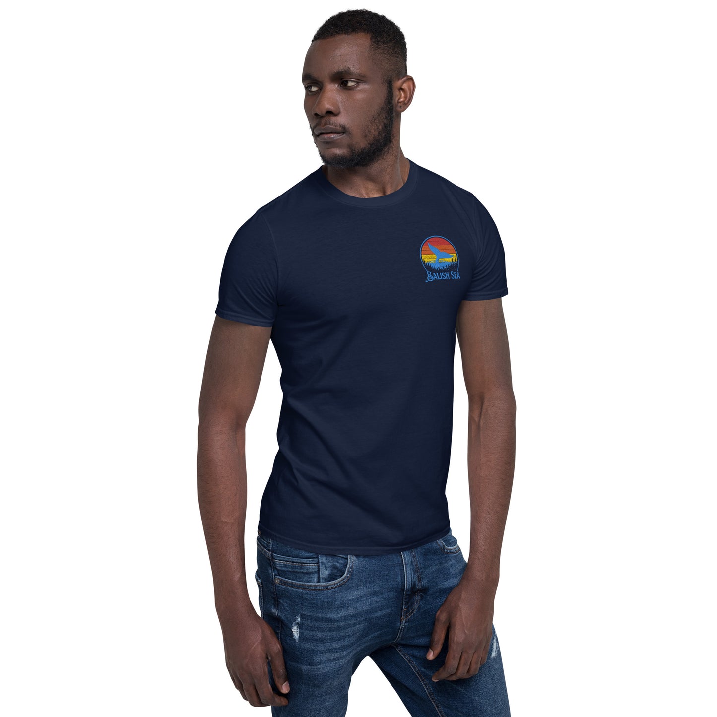 Adult - "Tale and Trees" - Embroidered Short-Sleeve Unisex T-Shirt