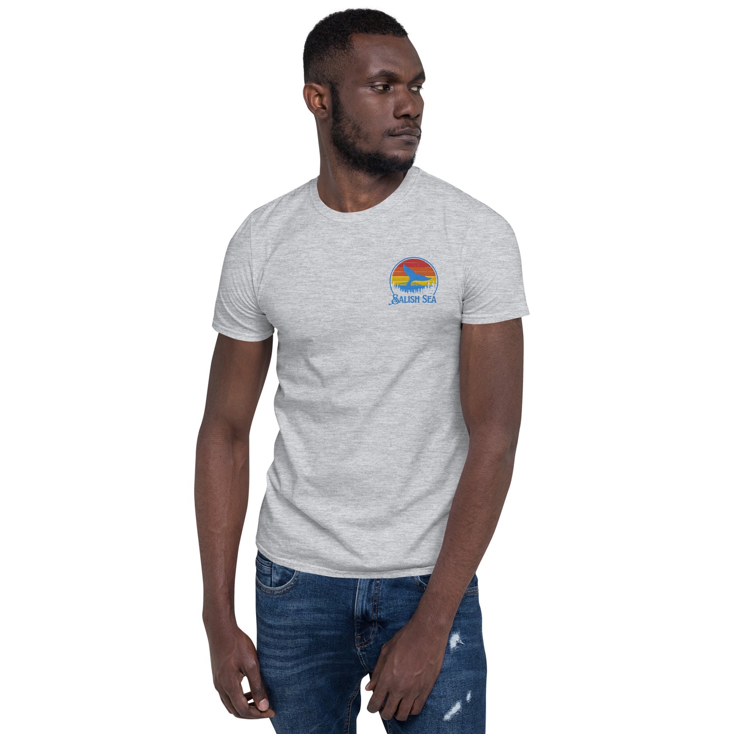 Adult - "Tale and Trees" - Embroidered Short-Sleeve Unisex T-Shirt