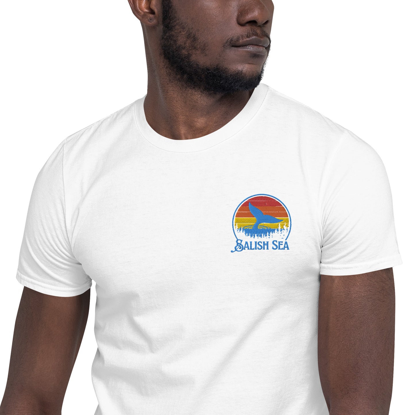 Adult - "Tale and Trees" - Embroidered Short-Sleeve Unisex T-Shirt