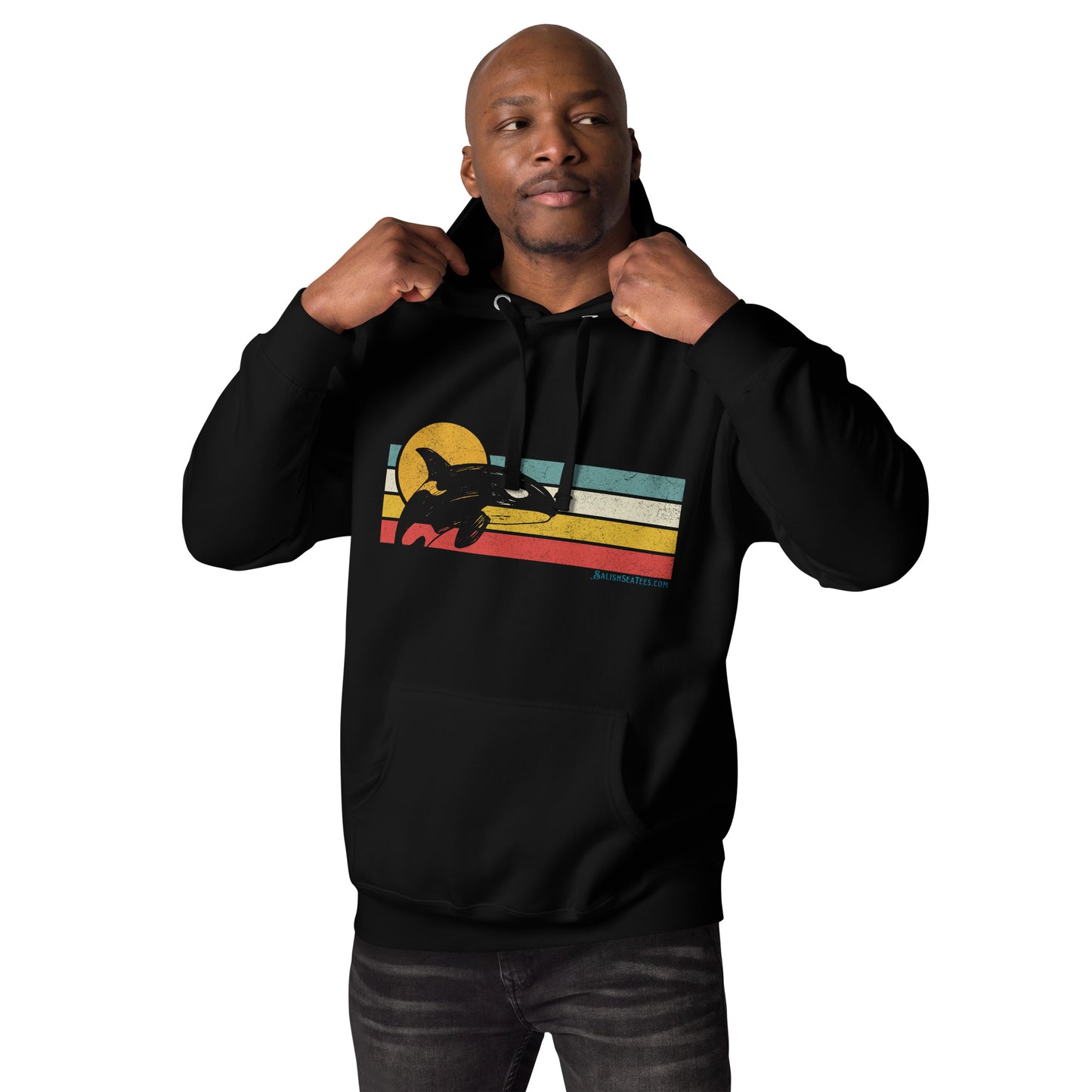 Adult - "Breaching Orca" - Unisex Hoodie