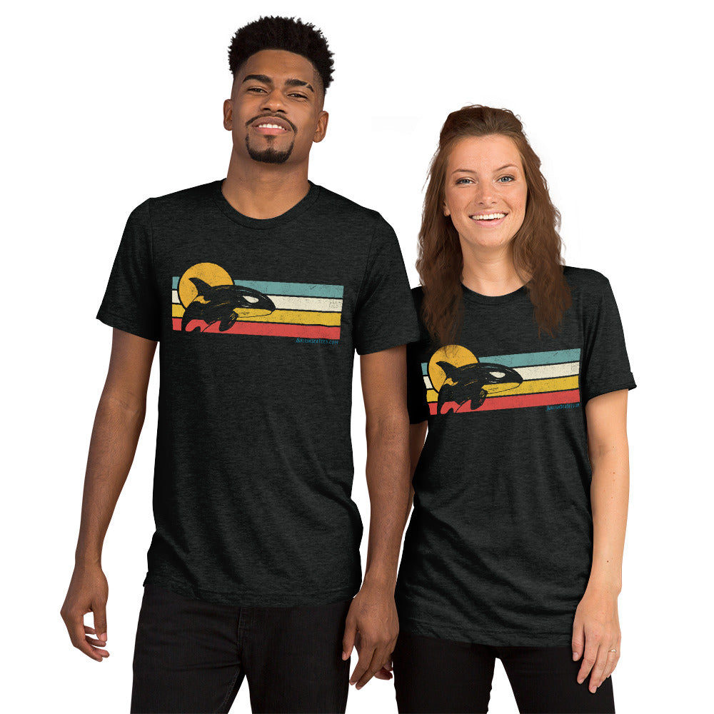 Adult - "Breaching Orca" - Unisex Short Sleeve T-shirt