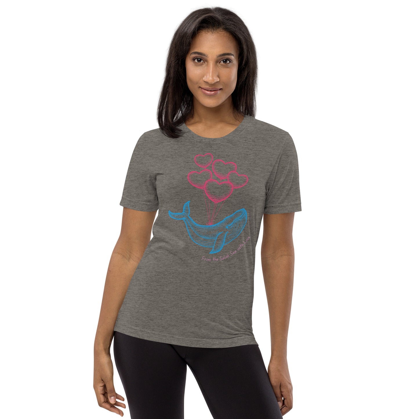 Adult - "Love Whale" - Women's Short sleeve t-shirt