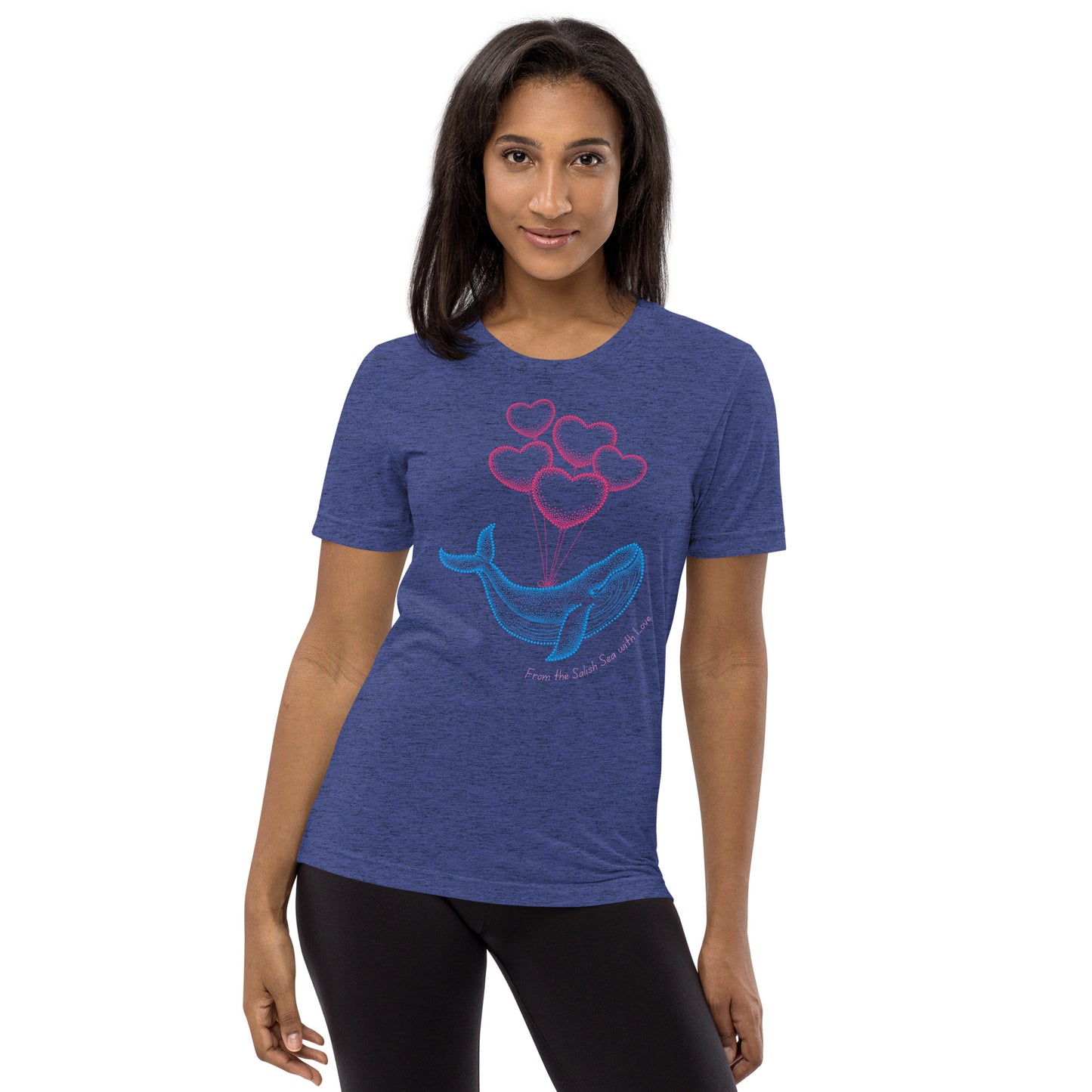 Adult - "Love Whale" - Women's Short sleeve t-shirt