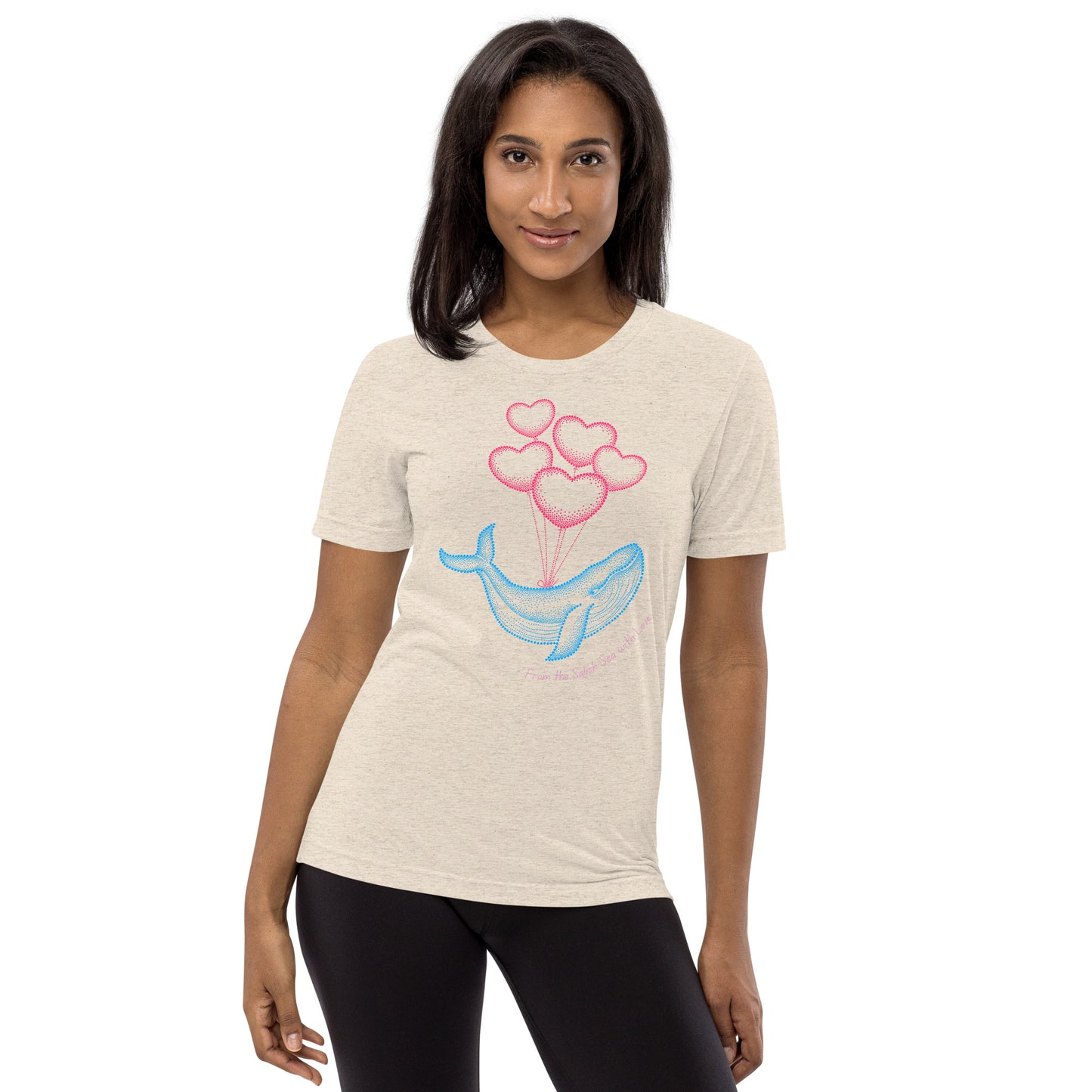Adult - "Love Whale" - Women's Short sleeve t-shirt