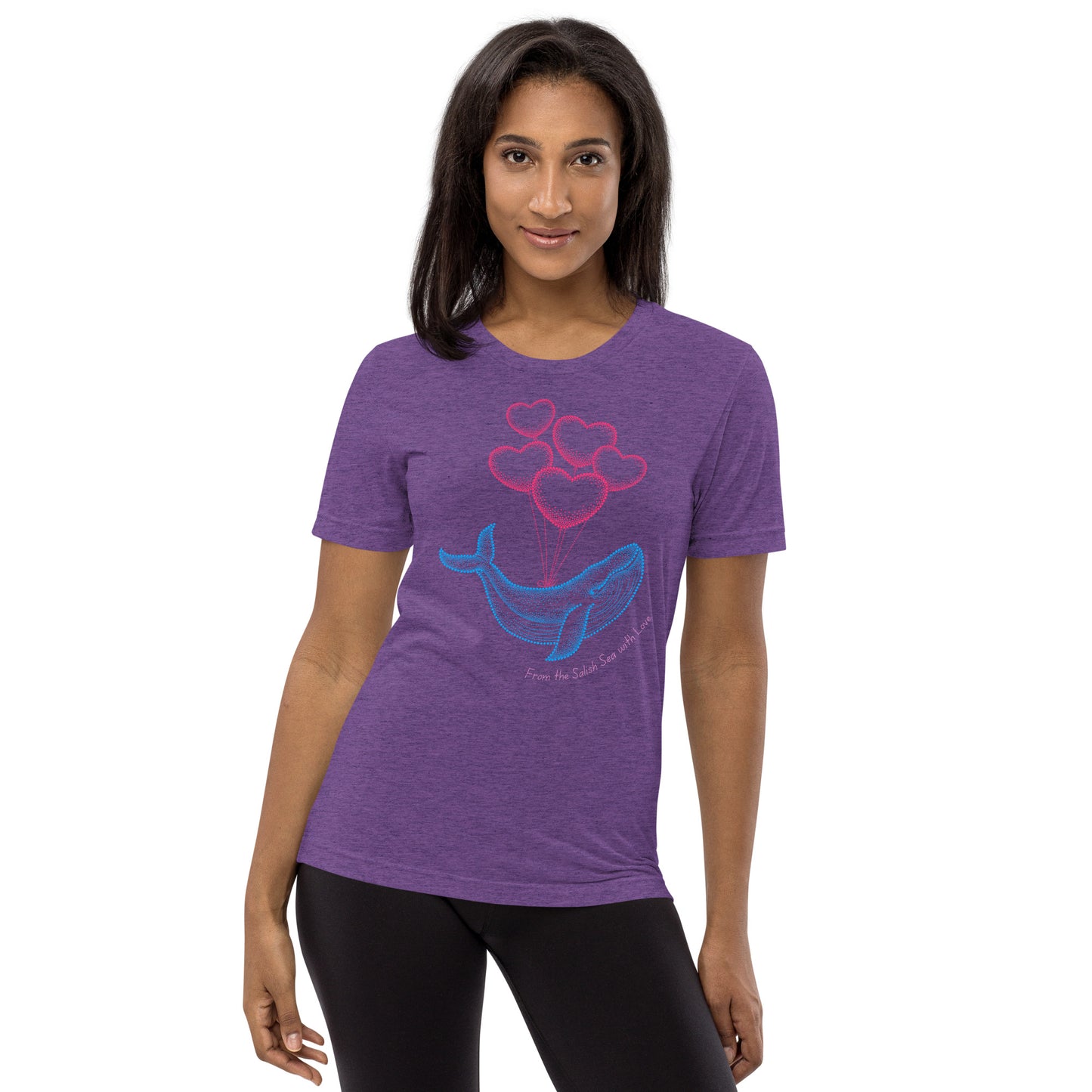 Adult - "Love Whale" - Women's Short sleeve t-shirt