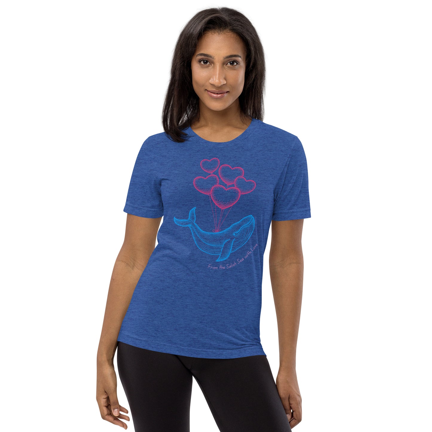 Adult - "Love Whale" - Women's Short sleeve t-shirt