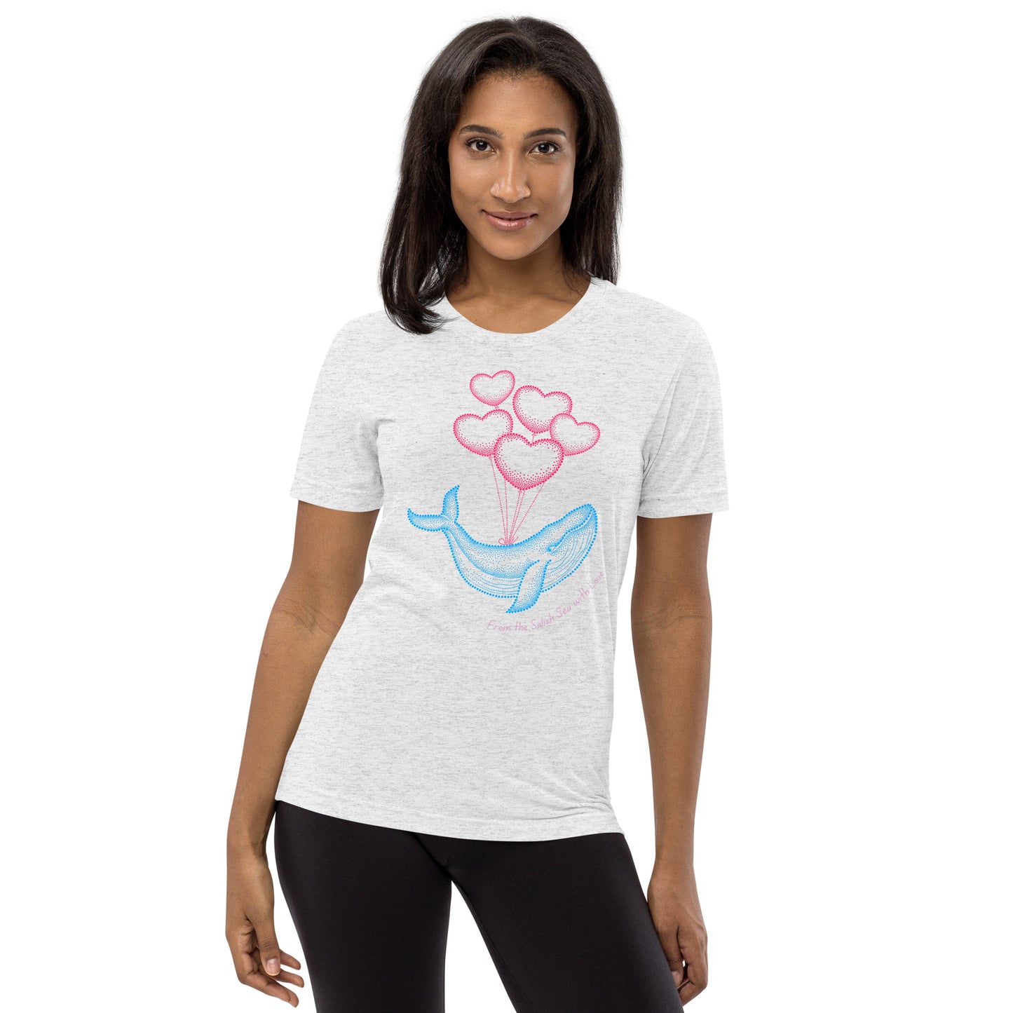 Adult - "Love Whale" - Women's Short sleeve t-shirt