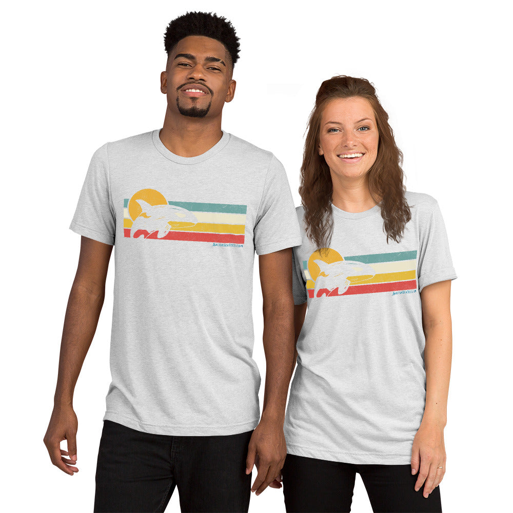 Adult - "Breaching Orca" - Unisex Short Sleeve T-shirt