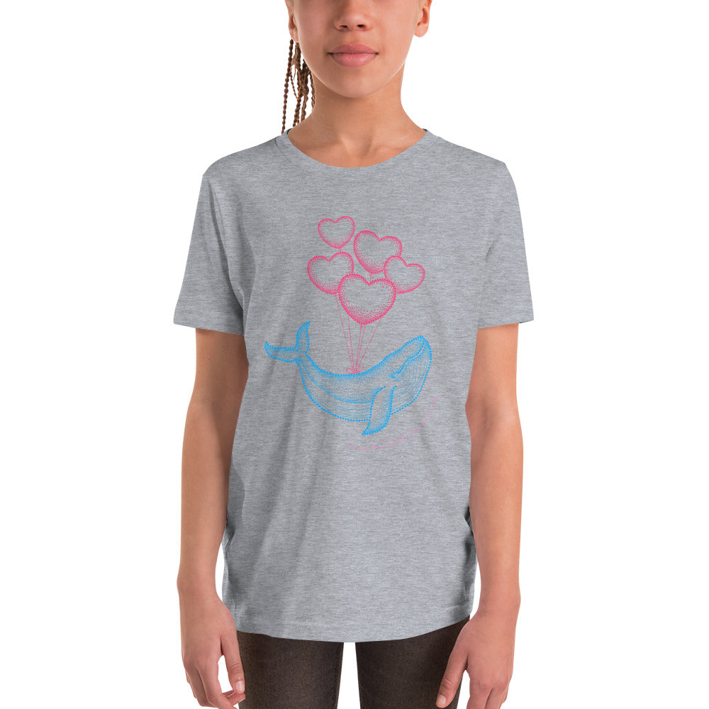 Youth / Teen - "Whale Love" - Short Sleeve T-Shirt