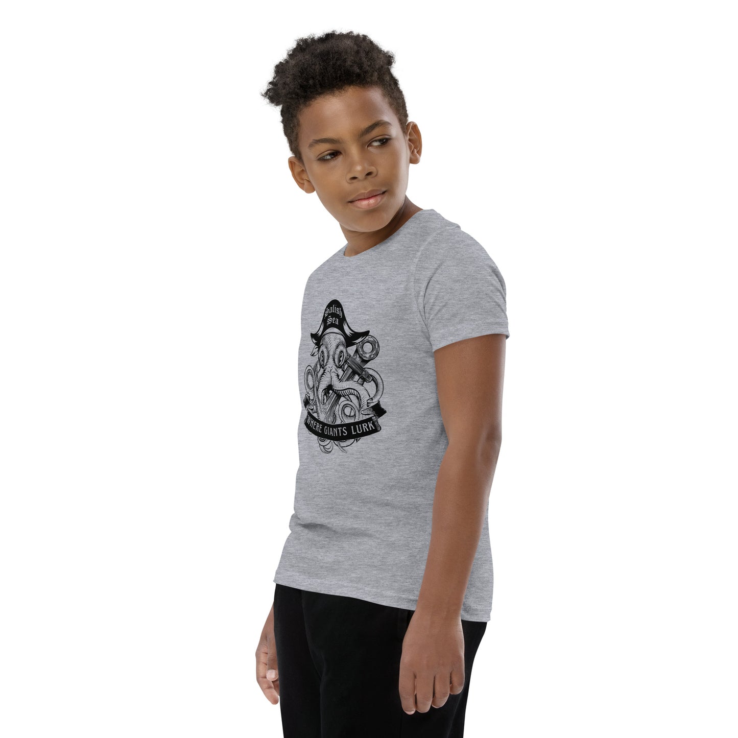 Youth / Teen - "Octo Pirate" - Short Sleeve T-Shirt