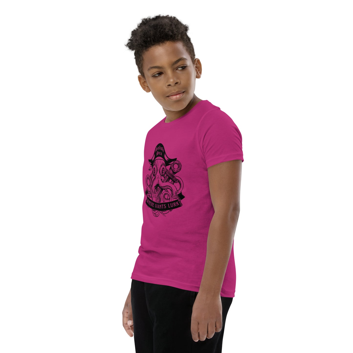 Youth / Teen - "Octo Pirate" - Short Sleeve T-Shirt