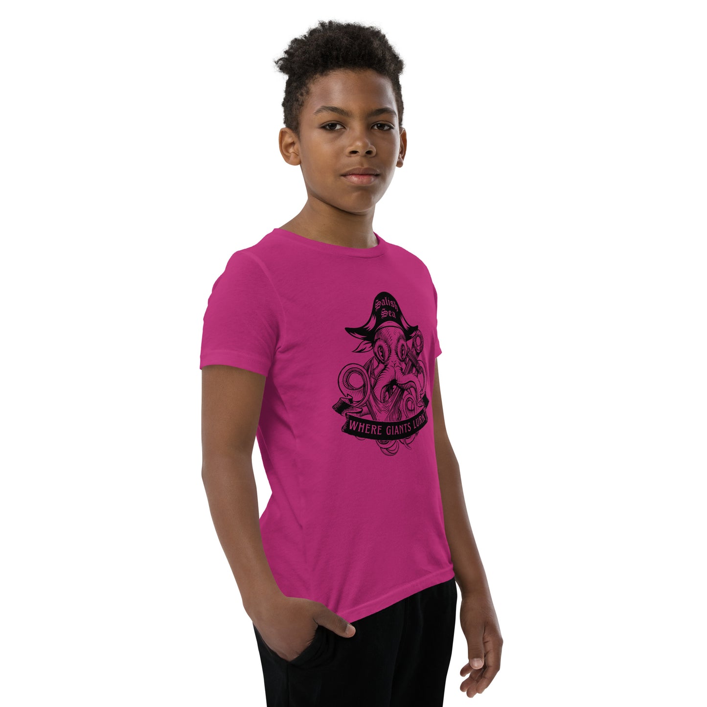 Youth / Teen - "Octo Pirate" - Short Sleeve T-Shirt