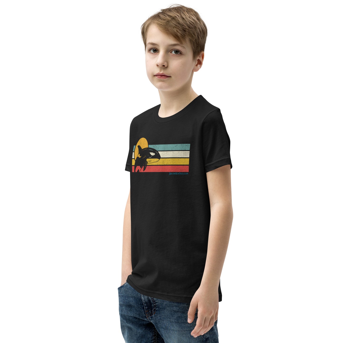 Youth / Teen - "Breaching Orca" - Short Sleeve T-Shirt