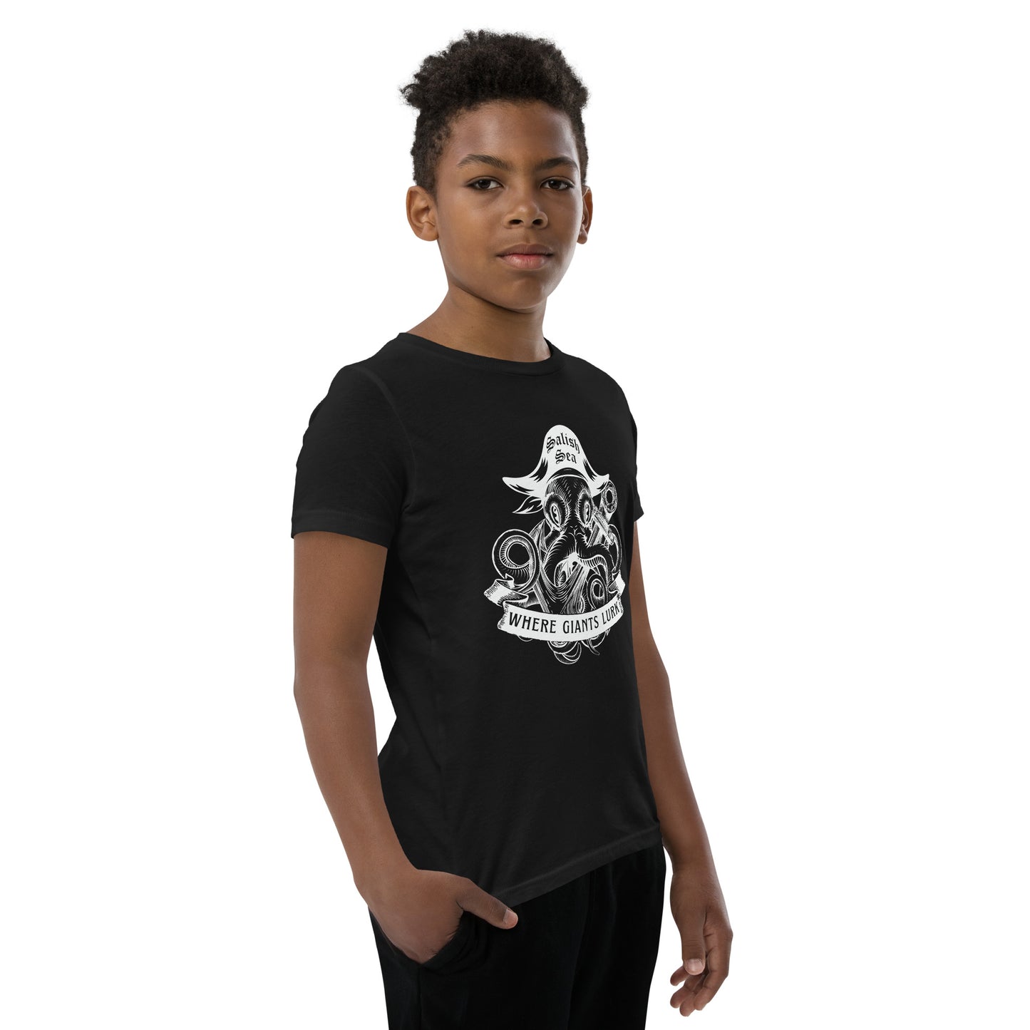Youth / Teen - "Octo Pirate" - Short Sleeve T-Shirt