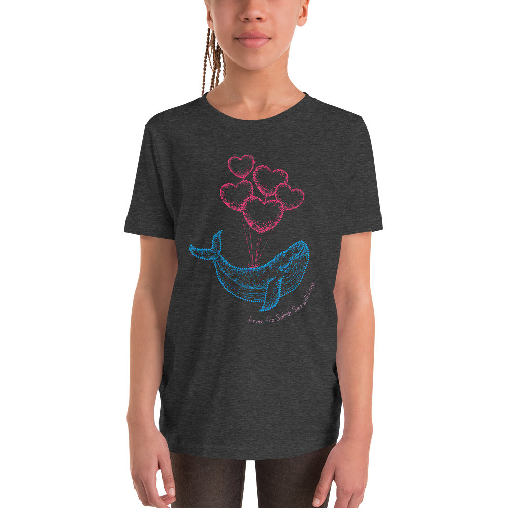 Youth / Teen - "Whale Love" - Short Sleeve T-Shirt