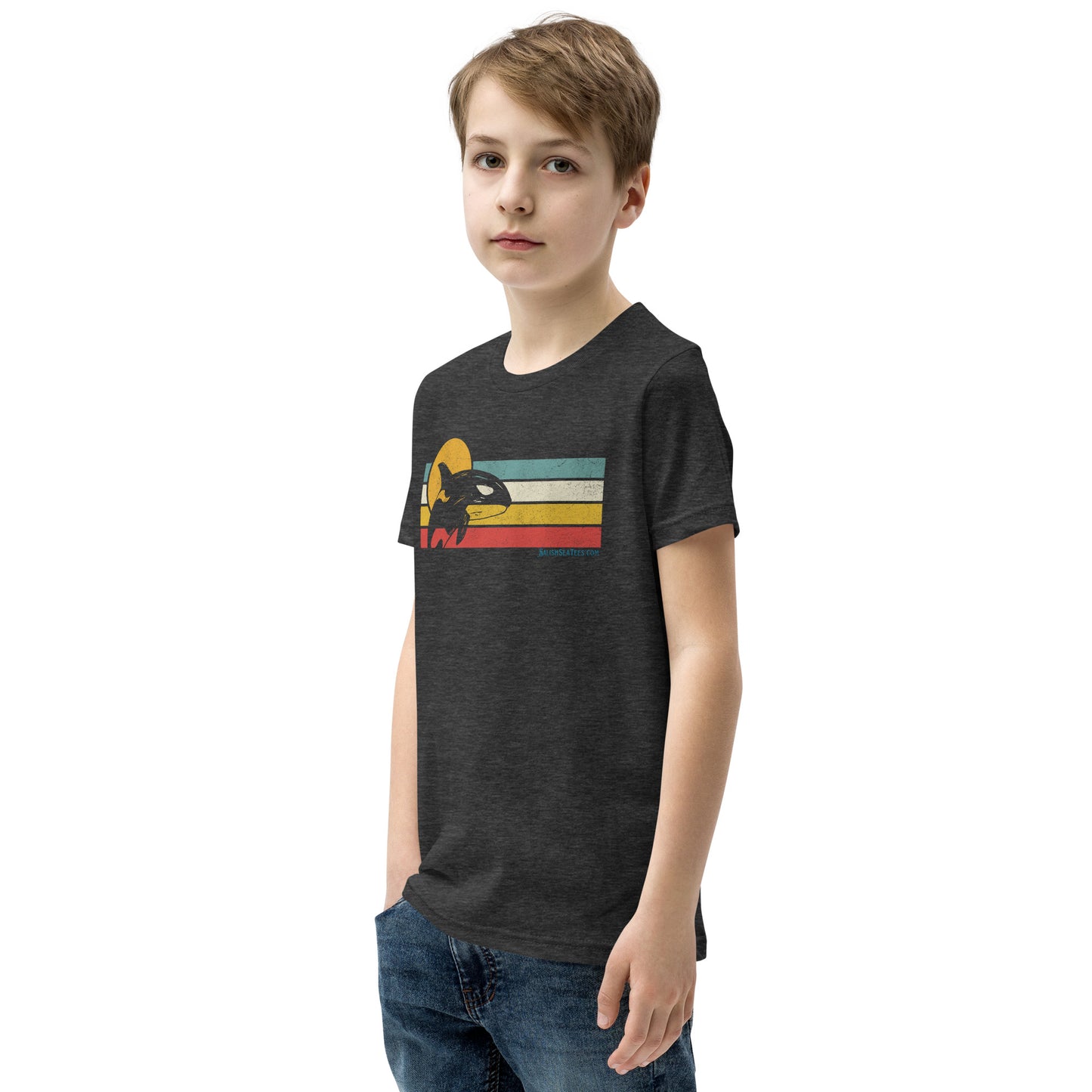 Youth / Teen - "Breaching Orca" - Short Sleeve T-Shirt