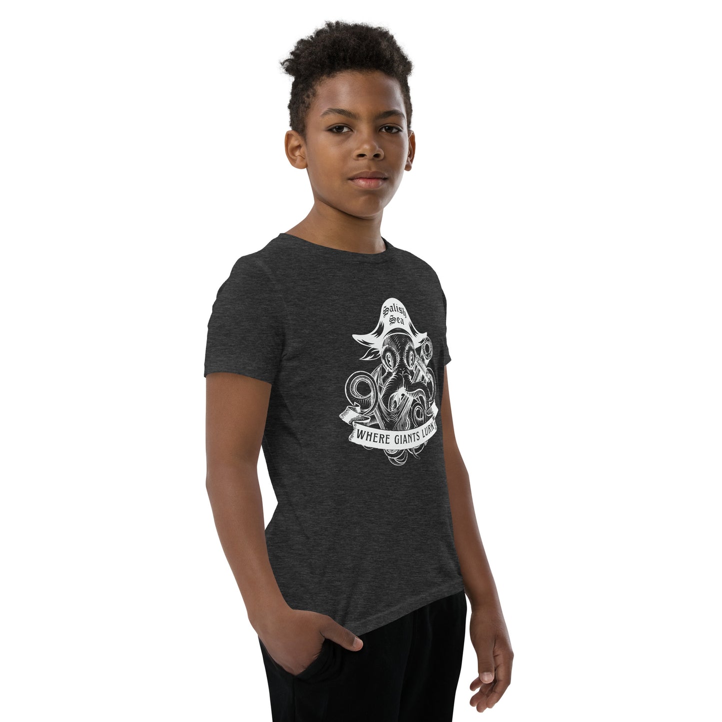 Youth / Teen - "Octo Pirate" - Short Sleeve T-Shirt