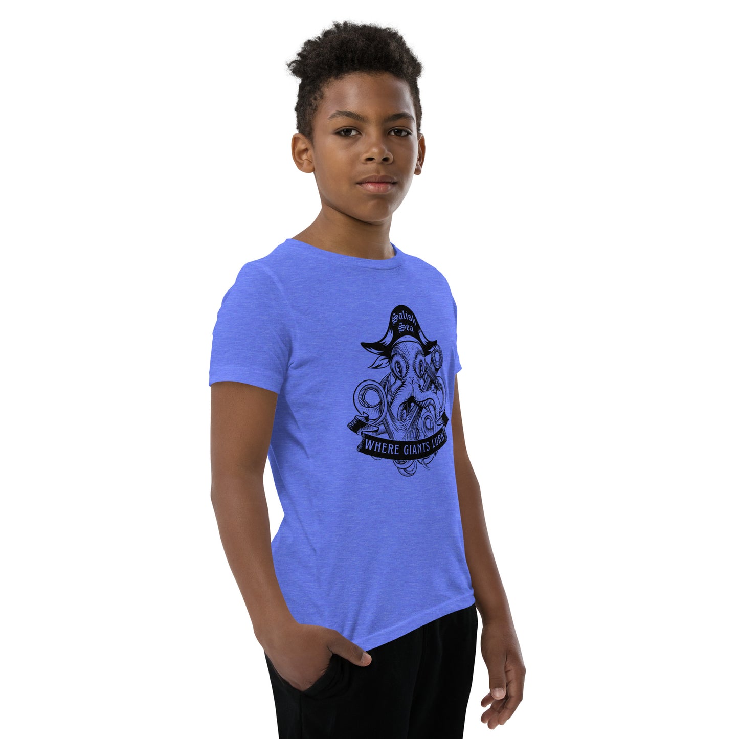 Youth / Teen - "Octo Pirate" - Short Sleeve T-Shirt
