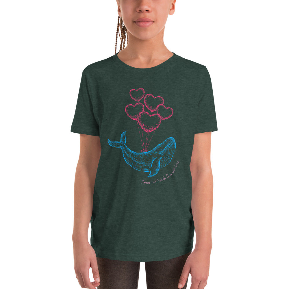 Youth / Teen - "Whale Love" - Short Sleeve T-Shirt
