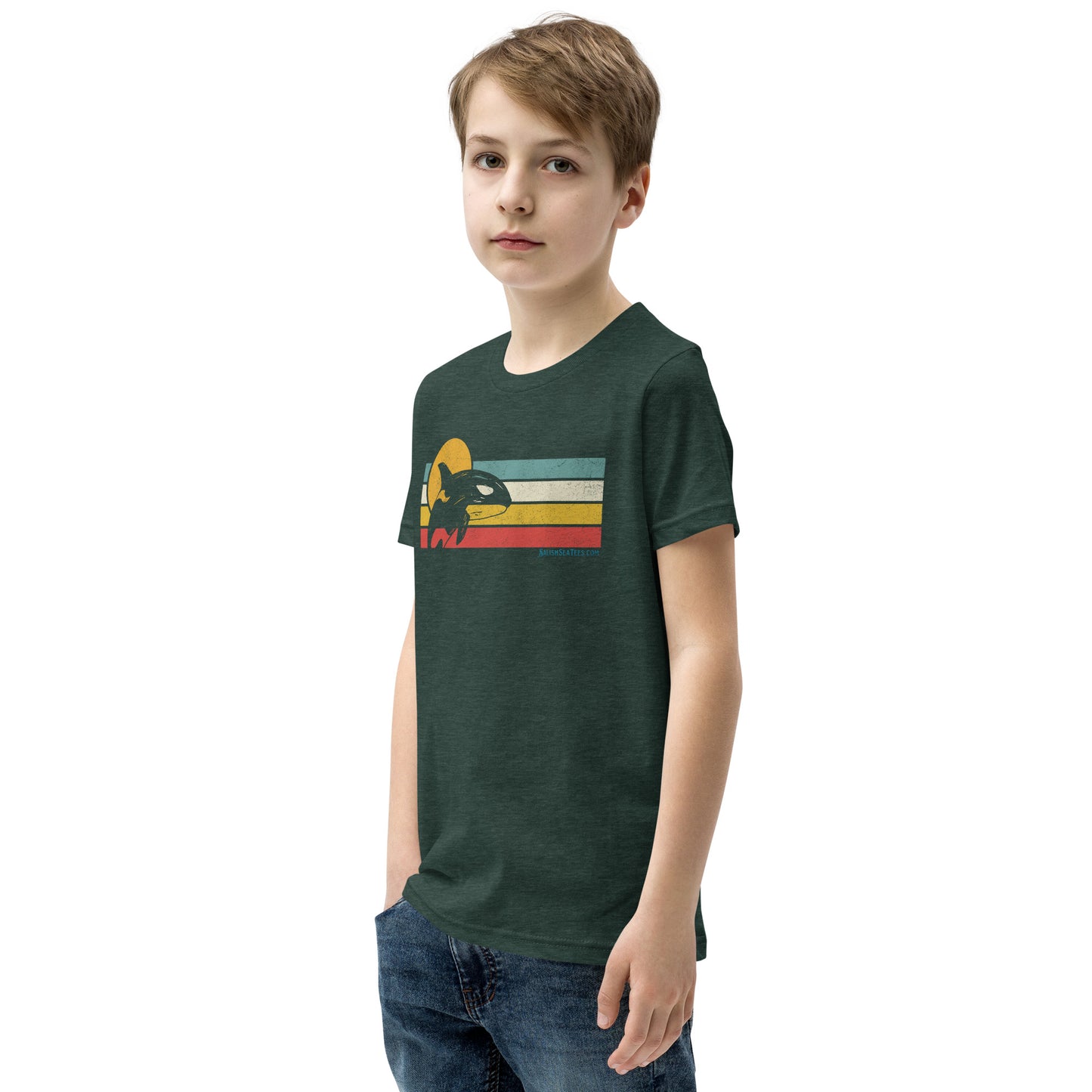 Youth / Teen - "Breaching Orca" - Short Sleeve T-Shirt