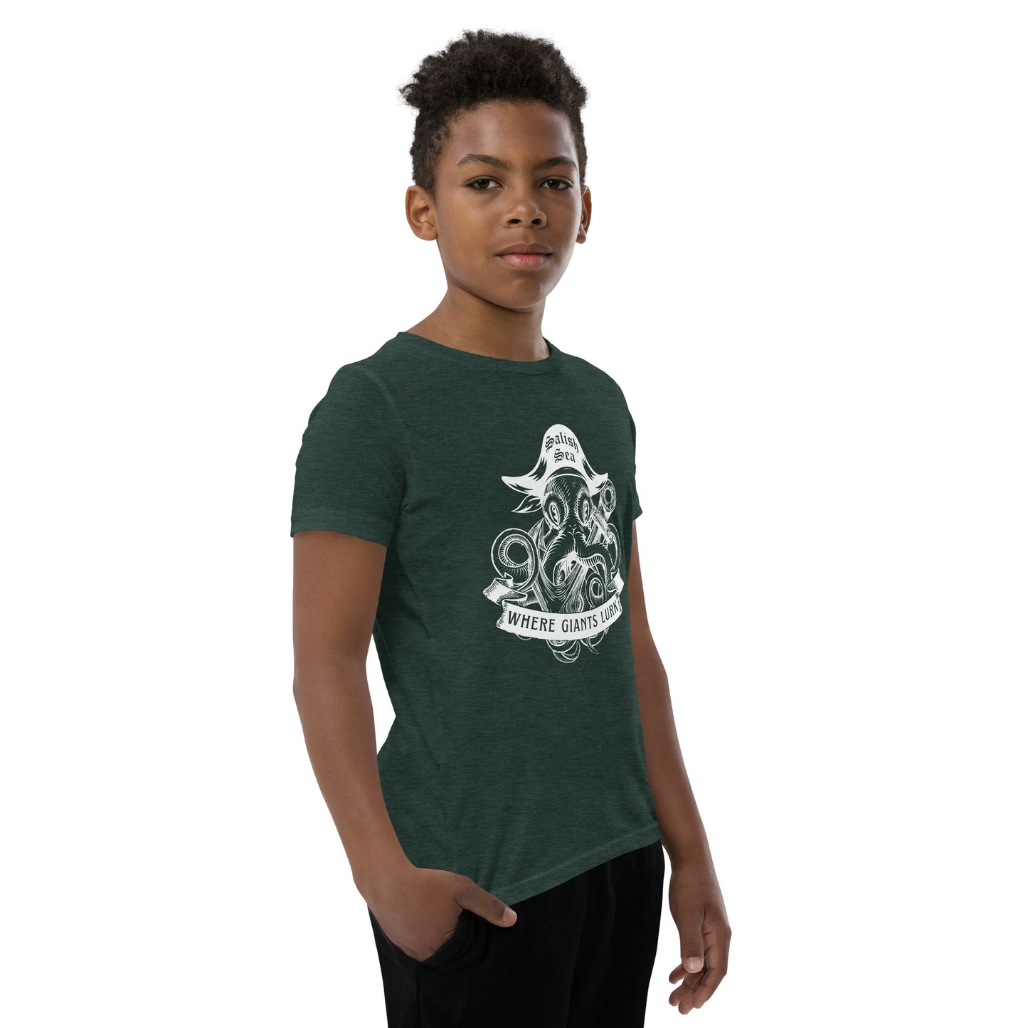 Youth / Teen - "Octo Pirate" - Short Sleeve T-Shirt