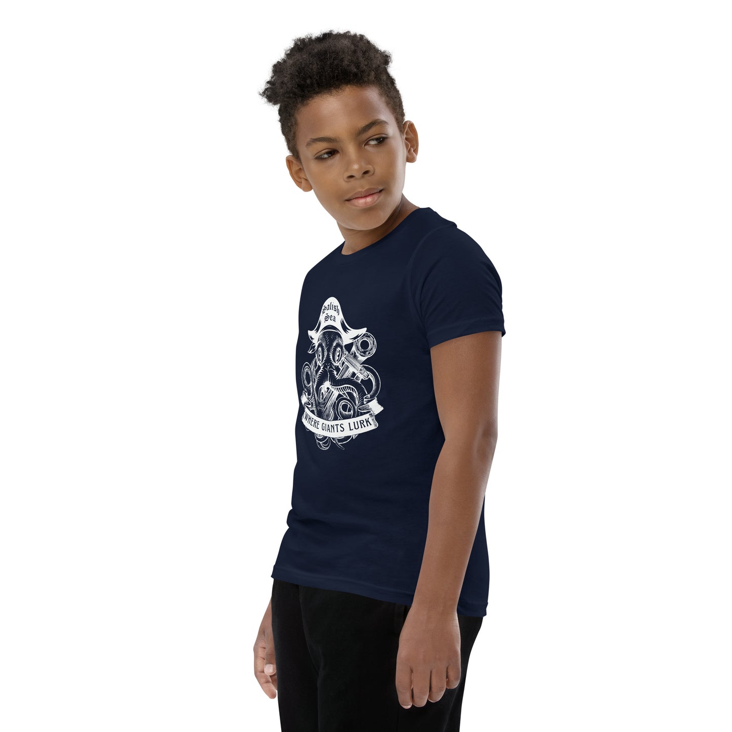 Youth / Teen - "Octo Pirate" - Short Sleeve T-Shirt