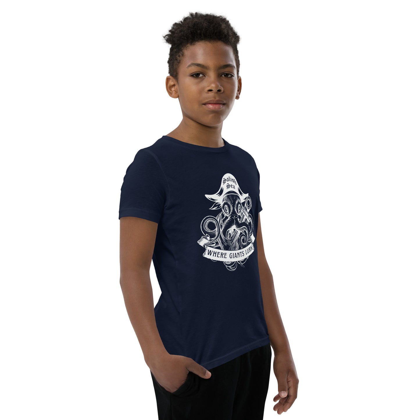 Youth / Teen - "Octo Pirate" - Short Sleeve T-Shirt