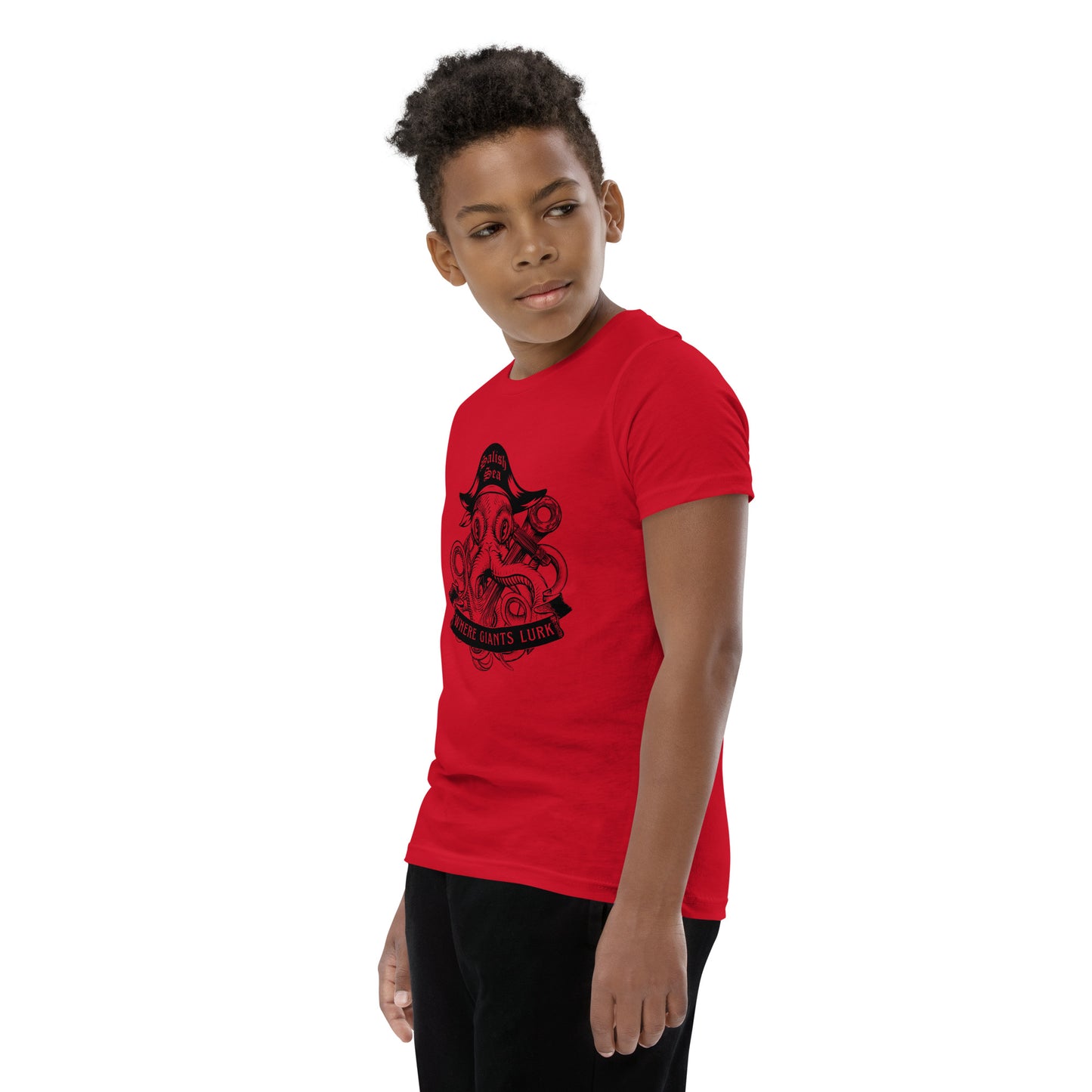 Youth / Teen - "Octo Pirate" - Short Sleeve T-Shirt
