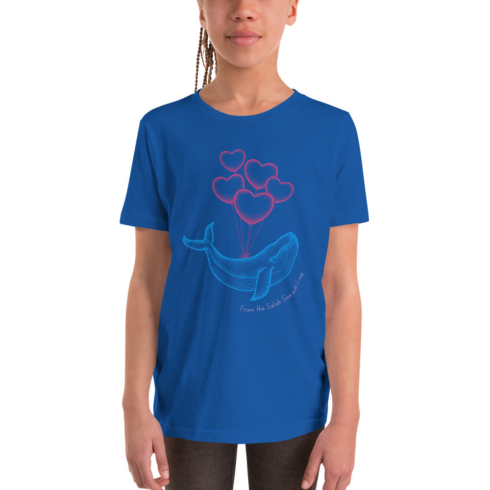 Youth / Teen - "Whale Love" - Short Sleeve T-Shirt