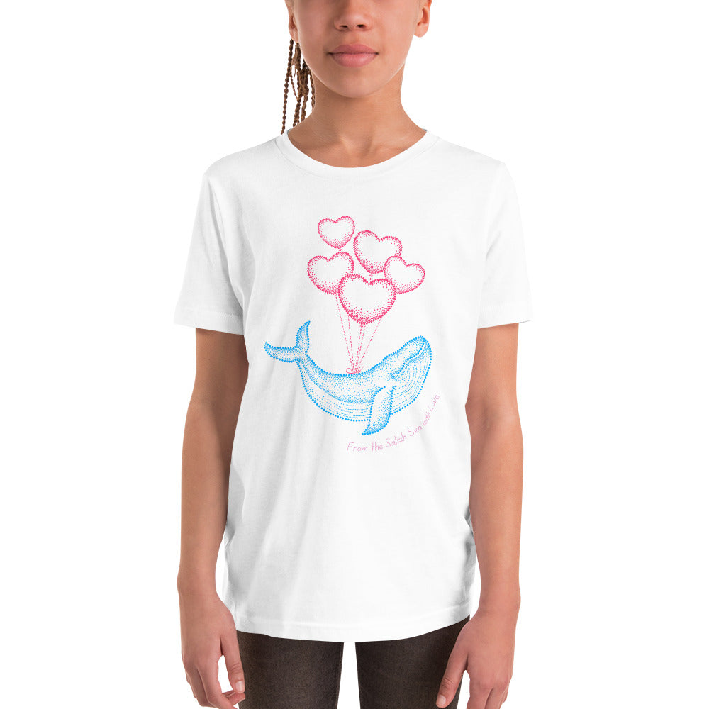 Youth / Teen - "Whale Love" - Short Sleeve T-Shirt