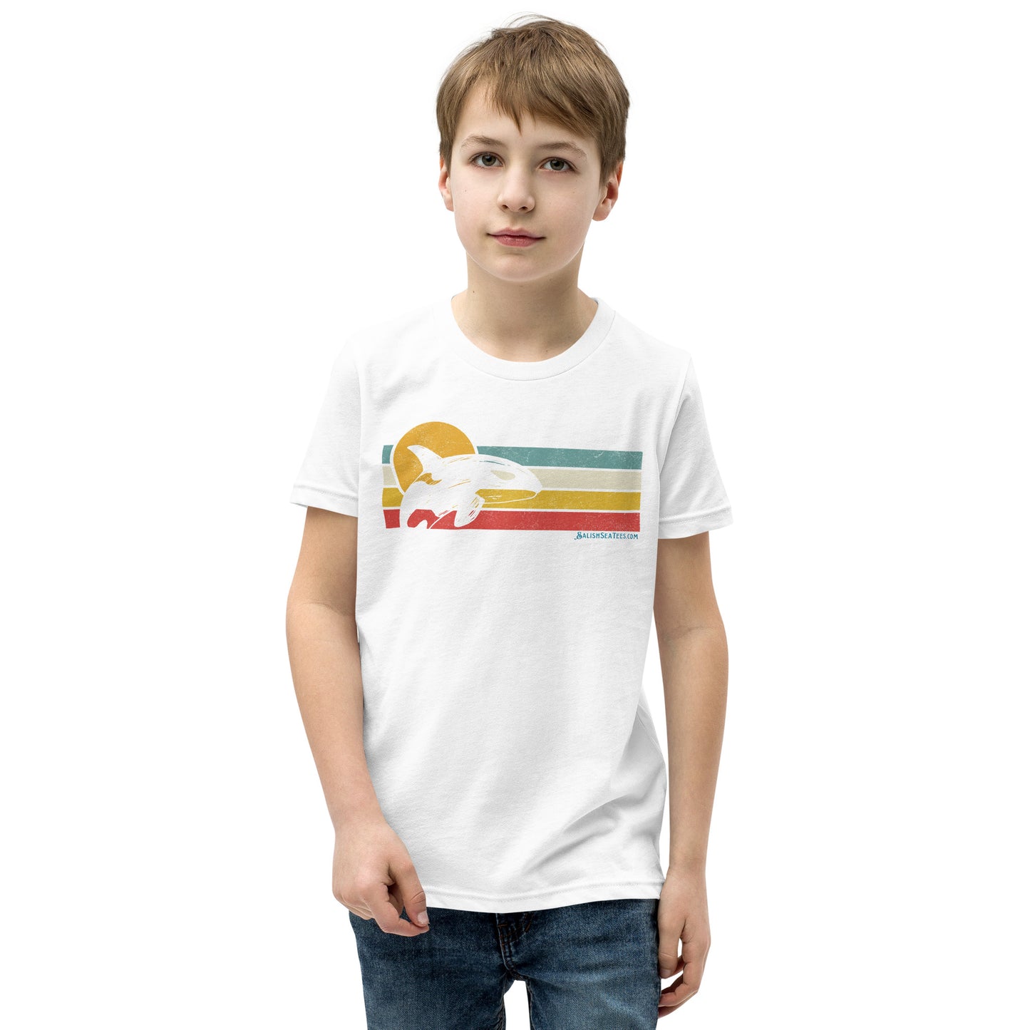 Youth / Teen - "Breaching Orca" - Short Sleeve T-Shirt